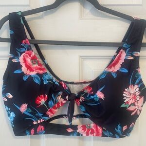 Floral Tie-Front Bikini set NWOT